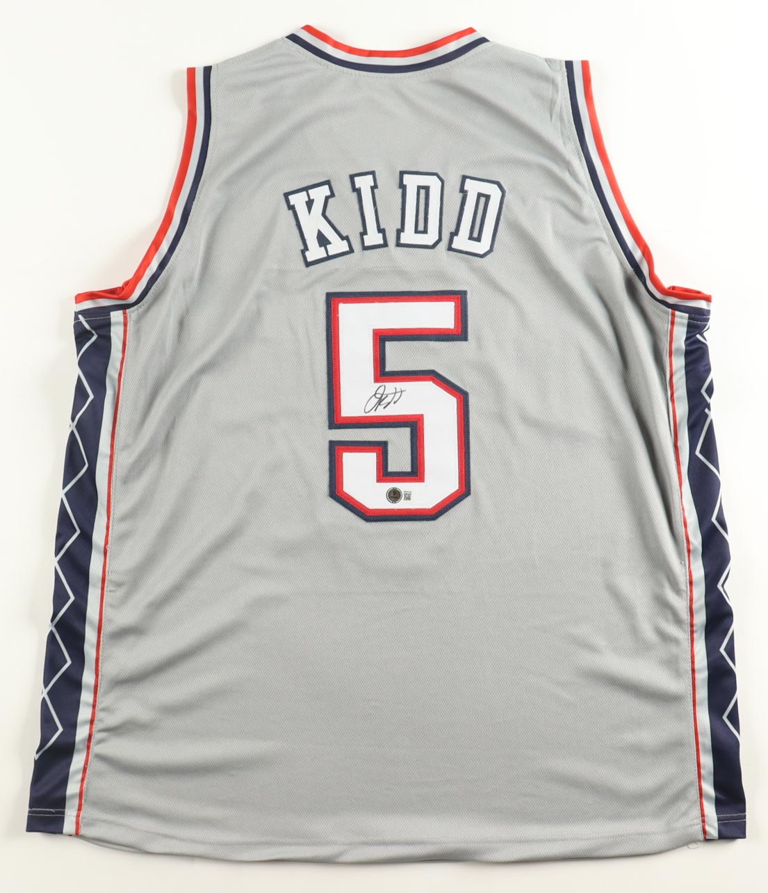 Jason Kidd Signed Jersey (Beckett) at PristineAuction.com Jason Kidd Signed Jersey (Beckett) at PristineAuction.com