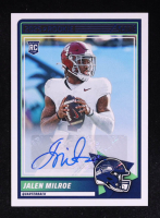 Jalen Milroe 2025 Score Rookie Signatures #29 RC at PristineAuction.com