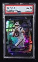 Josh Allen 2021 Panini Select Die-Cut Silver Prizm #6 (PSA 10) at PristineAuction.com