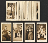 1931 Will's Cinema Stars Complete Set of (50) Cigarette Cards with Walt Disney & Mickey Mouse #24, Laurel & Hardy #7, Buster Keaton #15 at PristineAuction.com