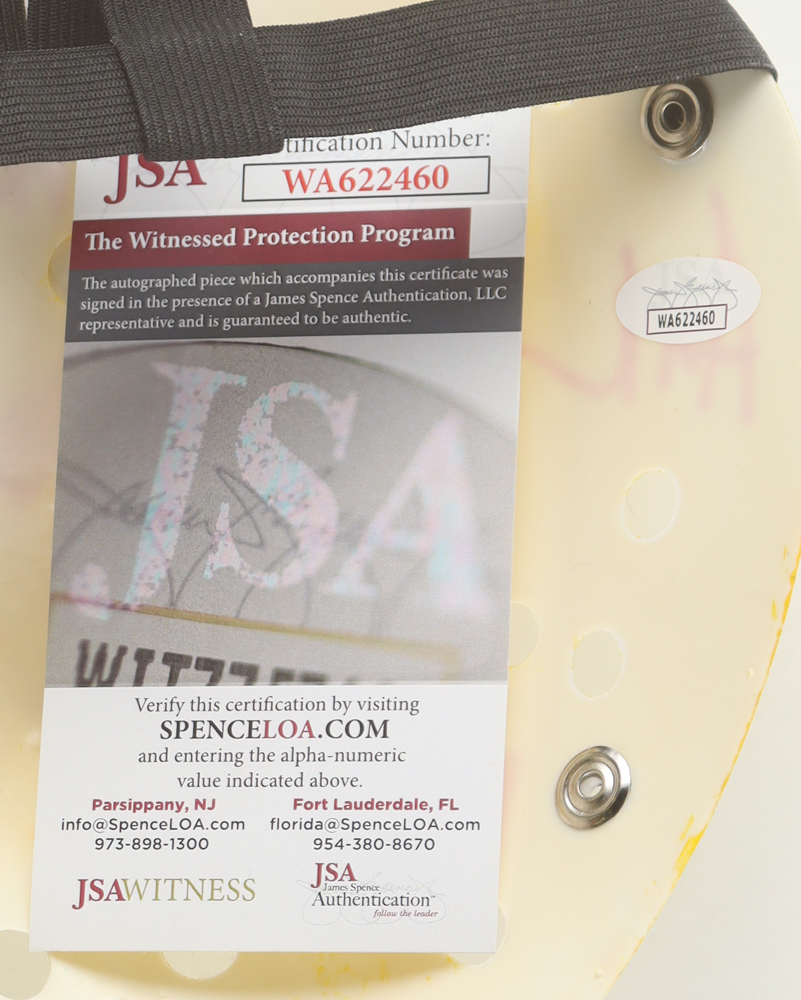 Ari Lehman Signed "Friday the 13th" Mask Inscribed "Jason Slays All!" & "Jason 1" (JSA) at PristineAuction.com Ari Lehman Signed "Friday the 13th" Mask Inscribed "Jason Slays All!" & "Jason 1" (JSA) at PristineAuction.com