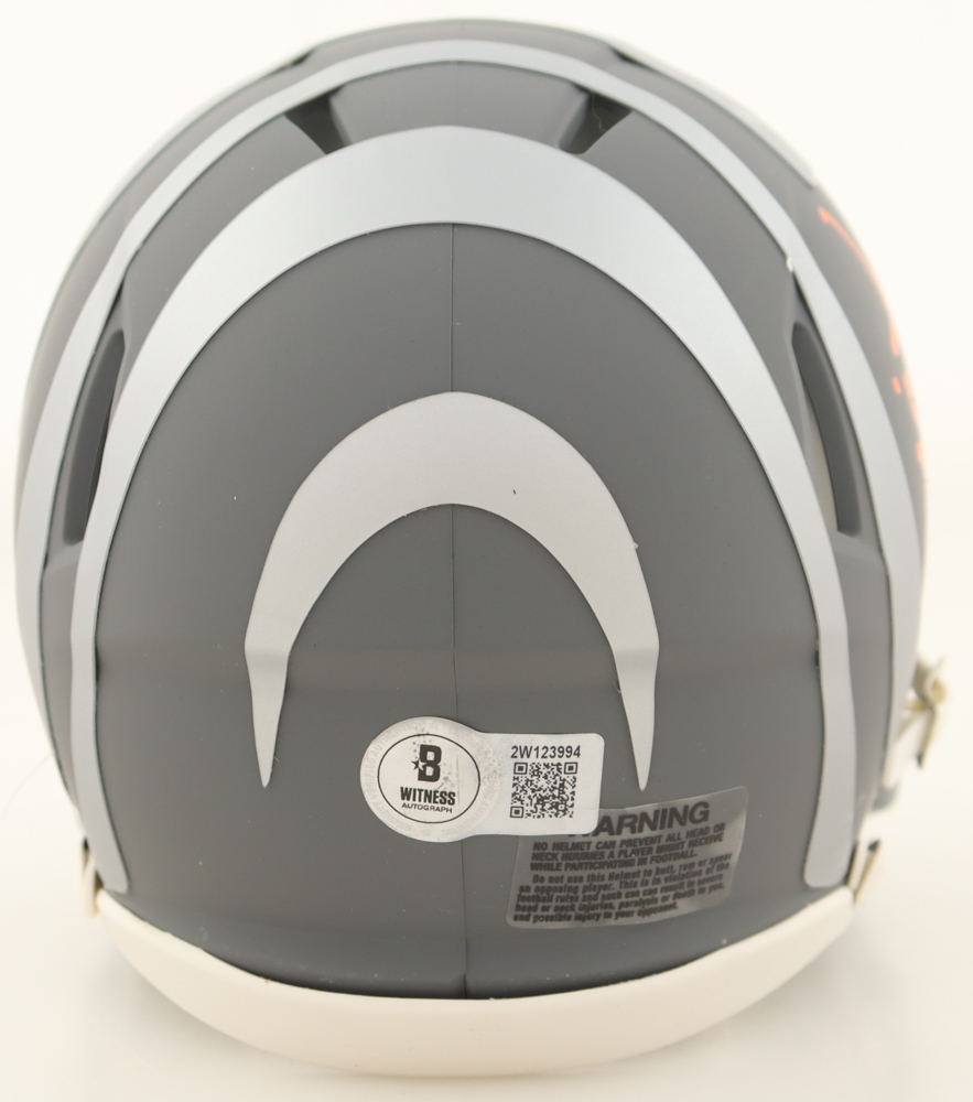 Kris Jenkins Signed Bengals Slate Alternate Speed Mini Helmet (Beckett) at PristineAuction.com Kris Jenkins Signed Bengals Slate Alternate Speed Mini Helmet (Beckett) at PristineAuction.com