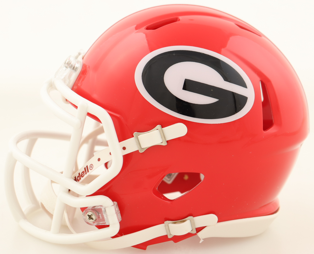 Dominic Lovett Signed Georgia Bulldogs Speed Mini Helmet (Beckett) at PristineAuction.com Dominic Lovett Signed Georgia Bulldogs Speed Mini Helmet (Beckett) at PristineAuction.com