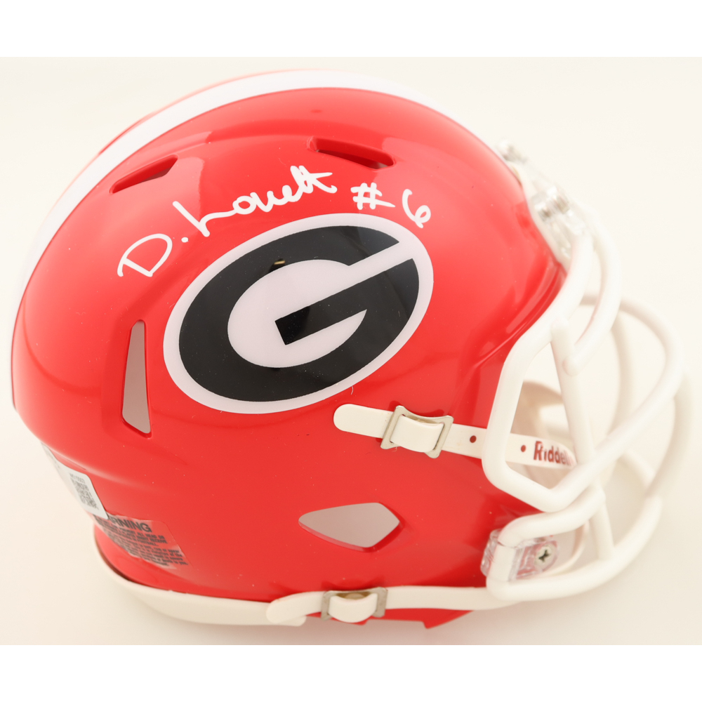 Dominic Lovett Signed Georgia Bulldogs Speed Mini Helmet (Beckett) at PristineAuction.com