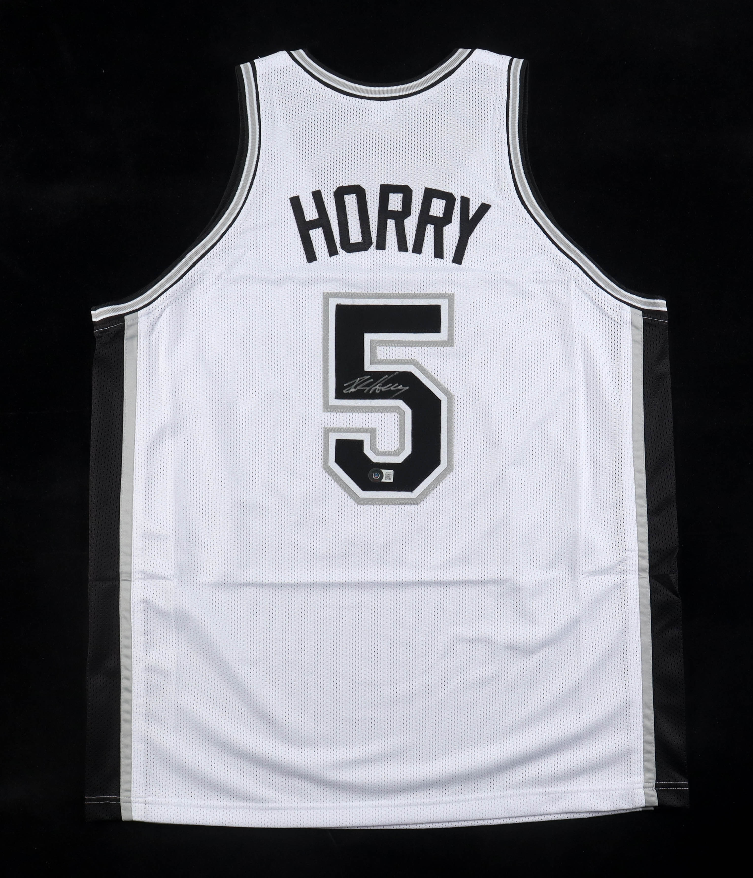 Robert Horry Signed Jersey (Beckett) at PristineAuction.com Robert Horry Signed Jersey (Beckett) at PristineAuction.com