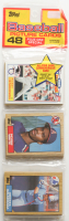 1987 Topps Baseball Picture Cards Rack Pack with (49) Cards at PristineAuction.com