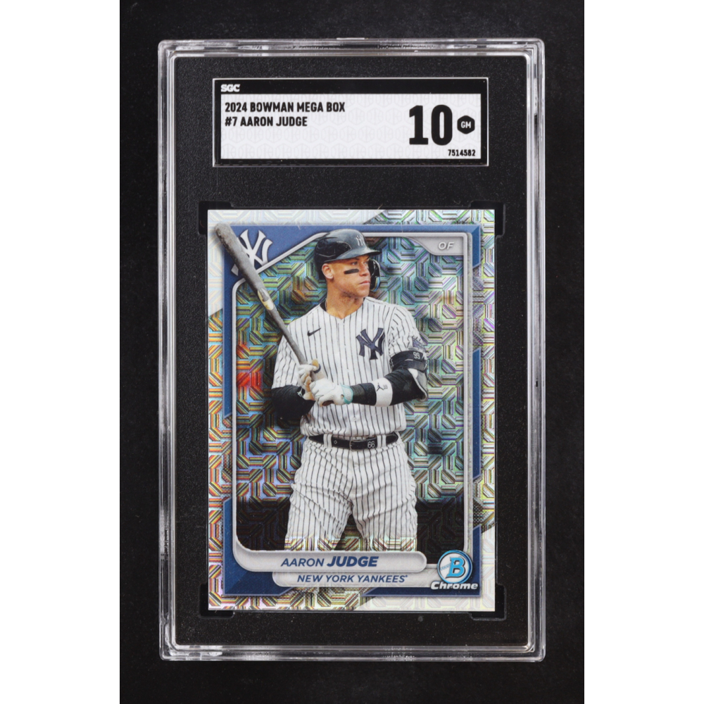 Aaron Judge 2024 Bowman Chrome Mega Box #7 (SGC 10) at PristineAuction.com
