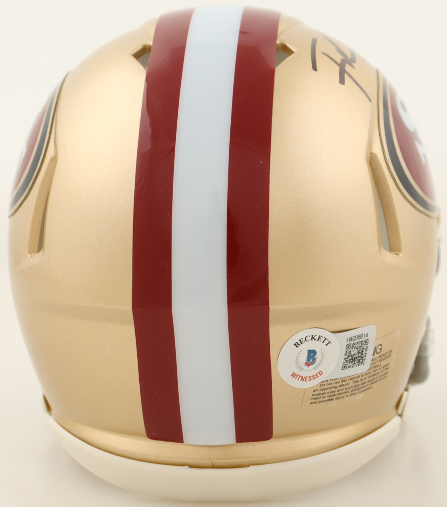Frank Gore Signed 49ers Speed Mini Helmet (Beckett) at PristineAuction.com Frank Gore Signed 49ers Speed Mini Helmet (Beckett) at PristineAuction.com