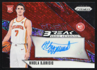 Nikola Durisic 2024-25 Panini Prizm Fast Break Rookie Autographs Red #29 #11/99 RC at PristineAuction.com