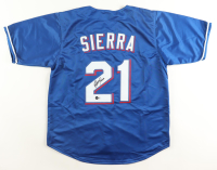 Ruben Sierra Signed Jersey (Beckett) at PristineAuction.com