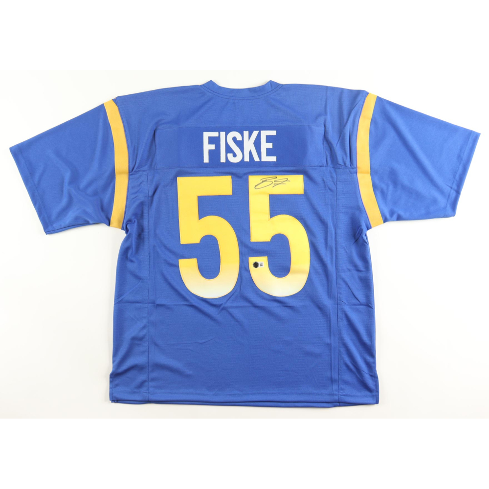 Braden Fiske Signed Jersey (Beckett) at PristineAuction.com