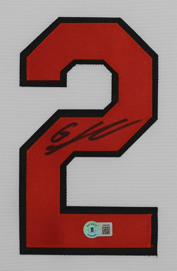 Gunnar Henderson Signed Orioles Custom Framed Nike Authentic Jersey Display (Beckett) at PristineAuction.com Gunnar Henderson Signed Orioles Custom Framed Nike Authentic Jersey Display (Beckett) at PristineAuction.com