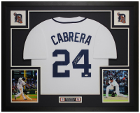 Miguel Cabrera Signed Custom Framed Jersey Display (JSA) at PristineAuction.com