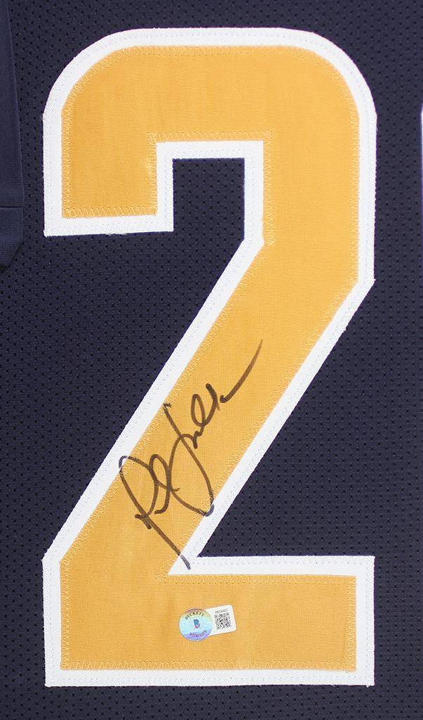 Marshall Faulk Signed Custom Framed Jersey Display (Beckett) at PristineAuction.com Marshall Faulk Signed Custom Framed Jersey Display (Beckett) at PristineAuction.com