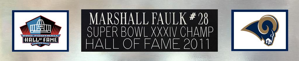 Marshall Faulk Signed Custom Framed Jersey Display (Beckett) at PristineAuction.com Marshall Faulk Signed Custom Framed Jersey Display (Beckett) at PristineAuction.com