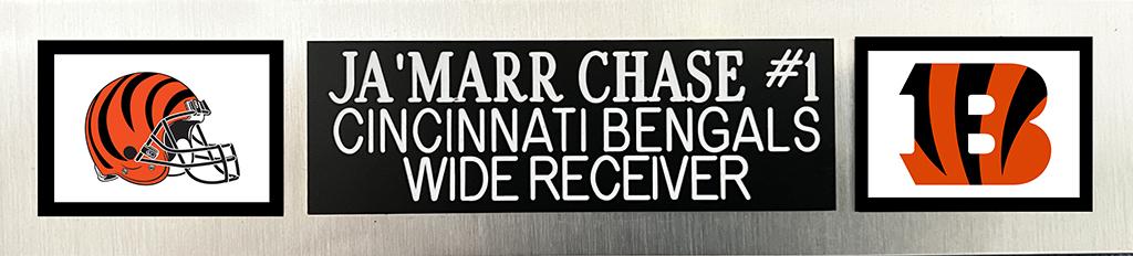 Ja'Marr Chase Signed Custom Framed Jersey Display (Beckett) at PristineAuction.com Ja'Marr Chase Signed Custom Framed Jersey Display (Beckett) at PristineAuction.com