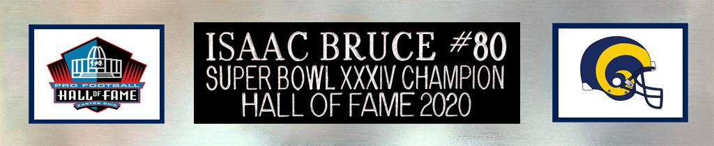 Isaac Bruce Signed Custom Framed Jersey Display (Beckett) at PristineAuction.com Isaac Bruce Signed Custom Framed Jersey Display (Beckett) at PristineAuction.com