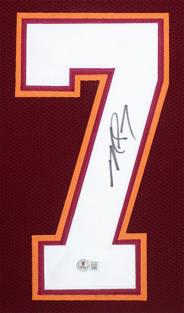 Michael Vick Signed Custom Framed Jersey Display (Beckett) at PristineAuction.com Michael Vick Signed Custom Framed Jersey Display (Beckett) at PristineAuction.com