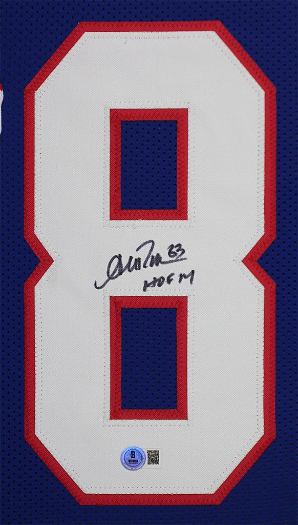 Andre Reed Signed Custom Framed Jersey Display Inscribed "HOF 14" (Beckett) at PristineAuction.com Andre Reed Signed Custom Framed Jersey Display Inscribed "HOF 14" (Beckett) at PristineAuction.com