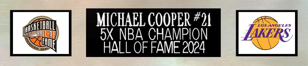 Michael Cooper Signed Custom Framed Jersey Display (Beckett) at PristineAuction.com Michael Cooper Signed Custom Framed Jersey Display (Beckett) at PristineAuction.com