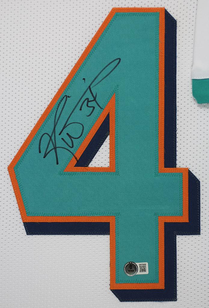 Ricky Williams Signed Custom Framed Jersey Display (Beckett) at PristineAuction.com Ricky Williams Signed Custom Framed Jersey Display (Beckett) at PristineAuction.com