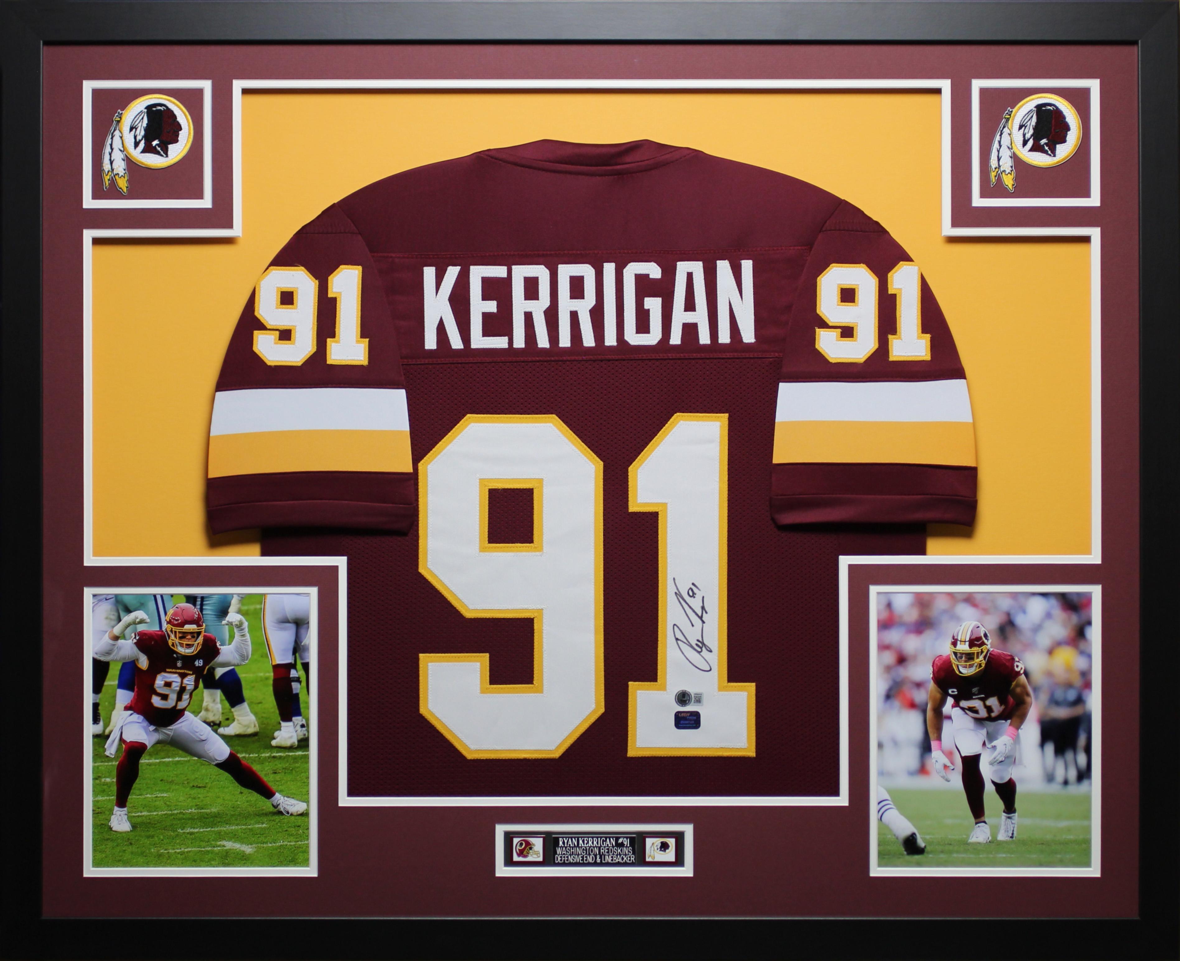 Ryan Kerrigan Signed Custom Framed Jersey Display (Beckett) at PristineAuction.com Ryan Kerrigan Signed Custom Framed Jersey Display (Beckett) at PristineAuction.com