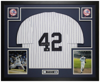 Mariano Rivera Signed Custom Framed Jersey Display (Beckett) at PristineAuction.com
