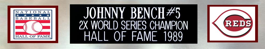 Johnny Bench Signed Reds Custom Framed Nike Authentic Jersey Display (Fanatics) at PristineAuction.com Johnny Bench Signed Reds Custom Framed Nike Authentic Jersey Display (Fanatics) at PristineAuction.com