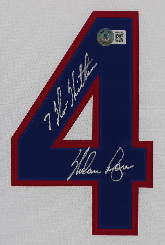 Nolan Ryan Signed Rangers Custom Framed Nike Authentic Jersey Display Inscribed "7 No Hitters" (Beckett) at PristineAuction.com Nolan Ryan Signed Rangers Custom Framed Nike Authentic Jersey Display Inscribed "7 No Hitters" (Beckett) at PristineAuction.com