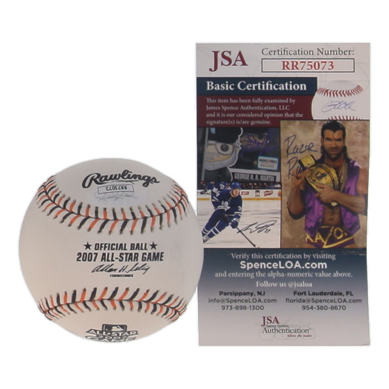 Jim Edmonds Signed OML 2007 All-Star Game Logo Baseball (JSA) at PristineAuction.com Jim Edmonds Signed OML 2007 All-Star Game Logo Baseball (JSA) at PristineAuction.com