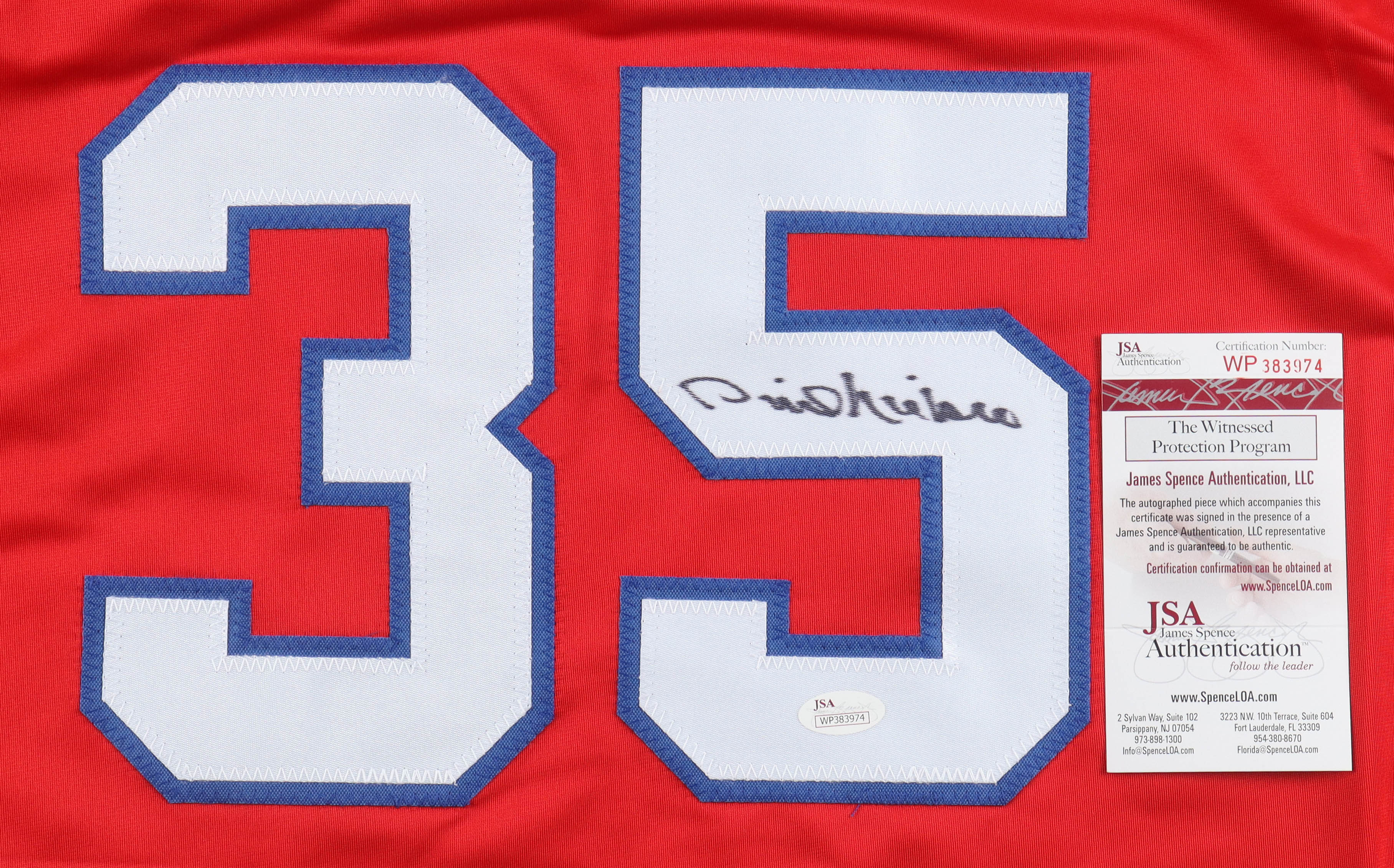 Phil Niekro Signed Jersey (JSA) at PristineAuction.com Phil Niekro Signed Jersey (JSA) at PristineAuction.com