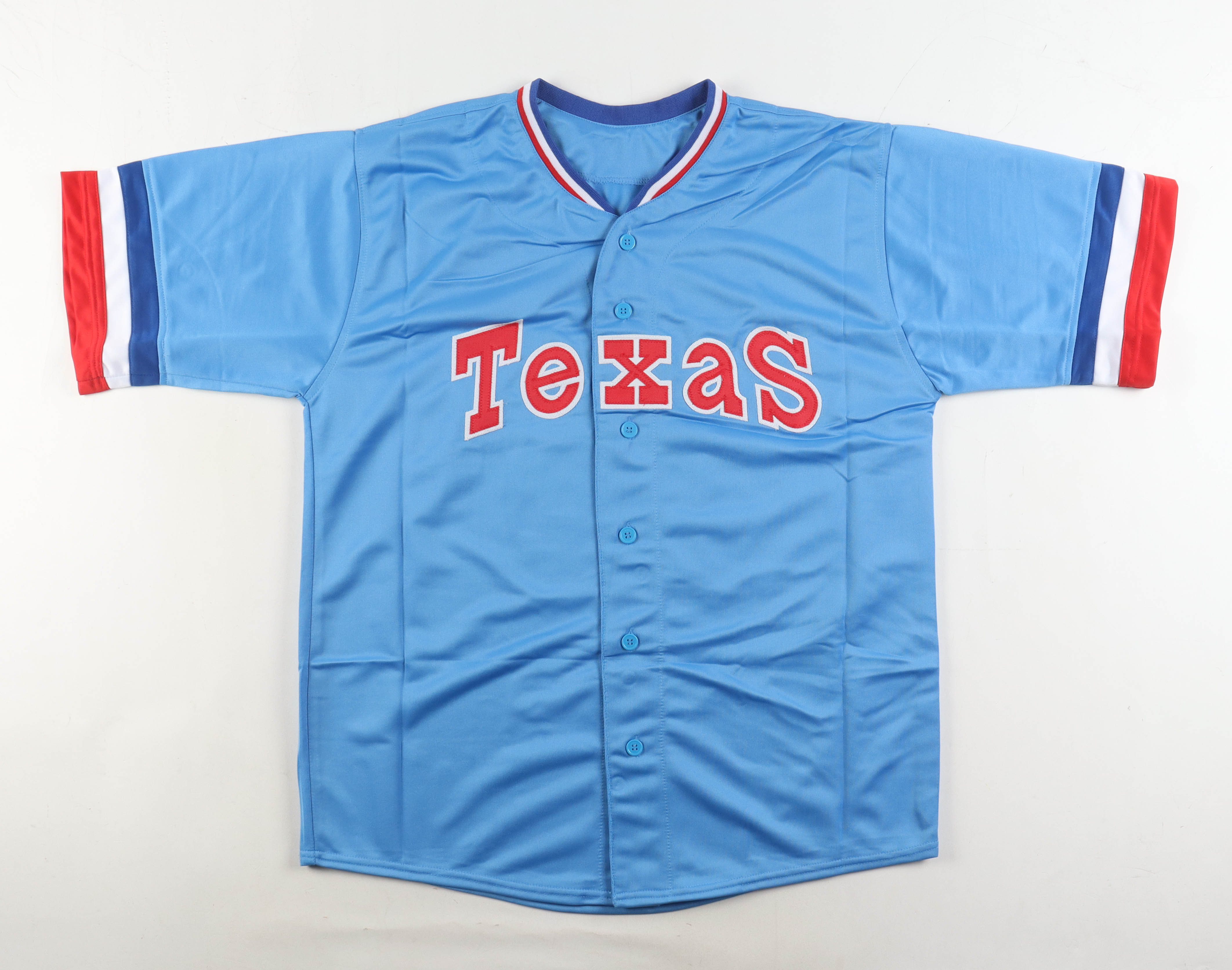 Toby Harrah Signed Jersey Inscribed "4x AS" & "Rangers HOF" (JSA) at PristineAuction.com Toby Harrah Signed Jersey Inscribed "4x AS" & "Rangers HOF" (JSA) at PristineAuction.com