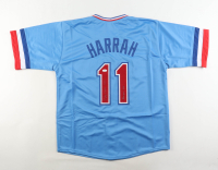 Toby Harrah Signed Jersey Inscribed "4x AS" & "Rangers HOF" (JSA) at PristineAuction.com