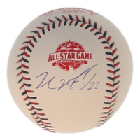 Michael Brantley Signed OML 2018 All-Star Game Logo Baseball (JSA) at PristineAuction.com