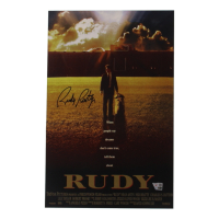Rudy Ruettiger Signed "Rudy" 11x17 Movie Poster Photo (Fanatics) at PristineAuction.com