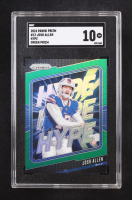 Josh Allen 2024 Panini Prizm Green Hype #13 (SGC 10) at PristineAuction.com
