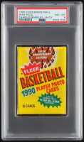 1990 Fleer Basketball Wax Pack (PSA 8) at PristineAuction.com
