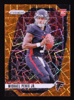 Michael Penix Jr. 2024 Panini Prizm Prizms Orange Lazers #378 RC at PristineAuction.com