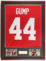 Tom Hanks Signed Custom Framed Cut Display With Jersey (JSA) at PristineAuction.com
