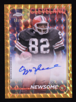 Ozzie Newsome 2024 Topps Chrome Autographs Gold Geometric Refractors #BAONE #16/50 at PristineAuction.com
