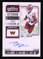 Brian Robinson Jr. 2023 Panini Contenders Veteran Ticket Autographs #16 at PristineAuction.com