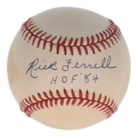 Rick Ferrell Signed OAL Baseball Inscribed "HOF '84" (JSA) at PristineAuction.com