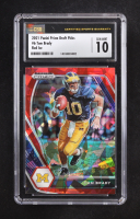 Tom Brady 2021 Panini Prizm Draft Picks Red Ice #6 (CSG 10) at PristineAuction.com