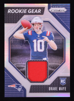 Drake Maye 2024 Panini Prizm Rookie Gear #6 RC at PristineAuction.com