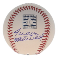 Juan Marichal Signed OML Hall of Fame Logo Baseball Inscribed "HOF 96" (JSA) at PristineAuction.com
