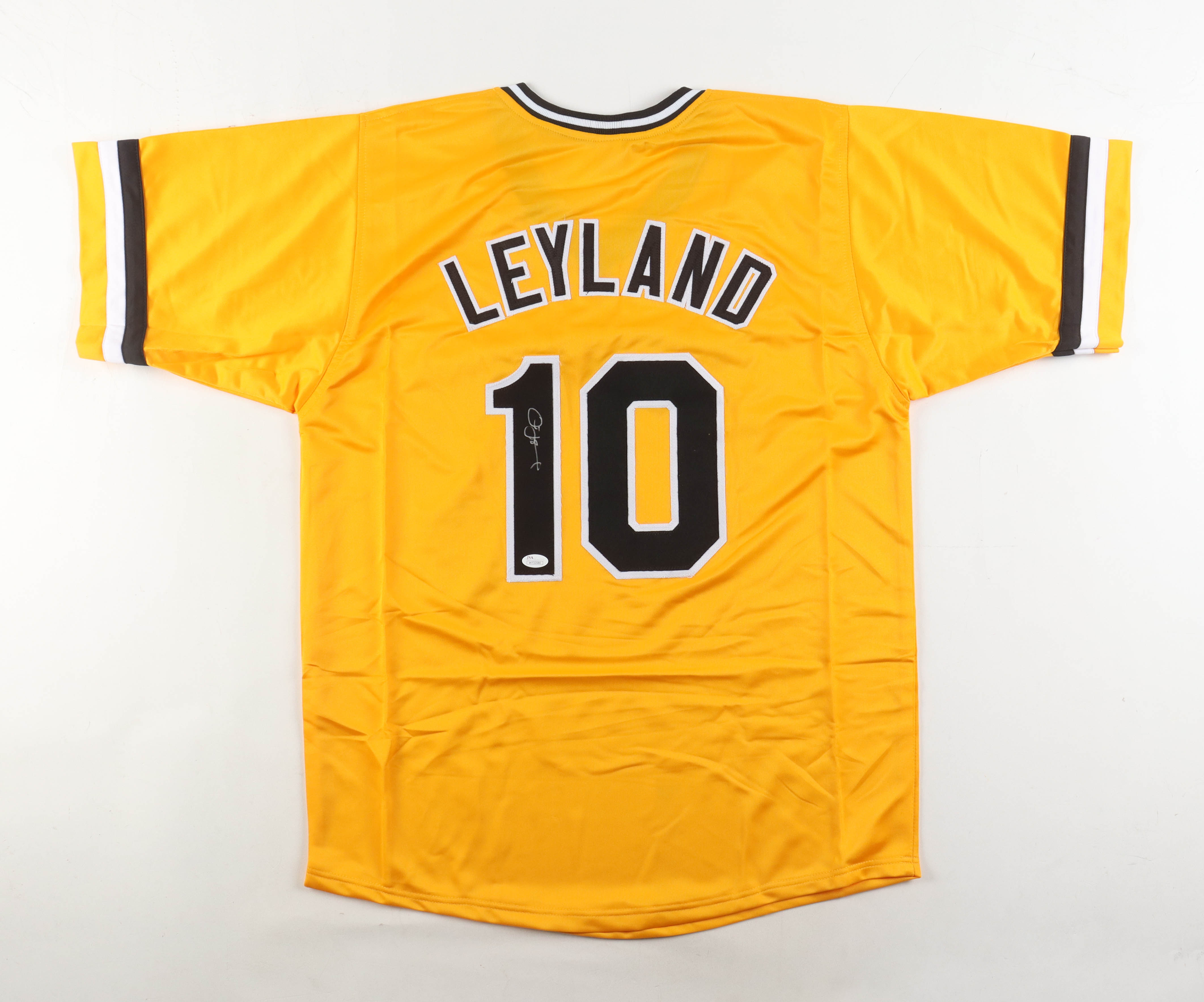 Jim Leyland Signed Jersey (JSA) at PristineAuction.com Jim Leyland Signed Jersey (JSA) at PristineAuction.com