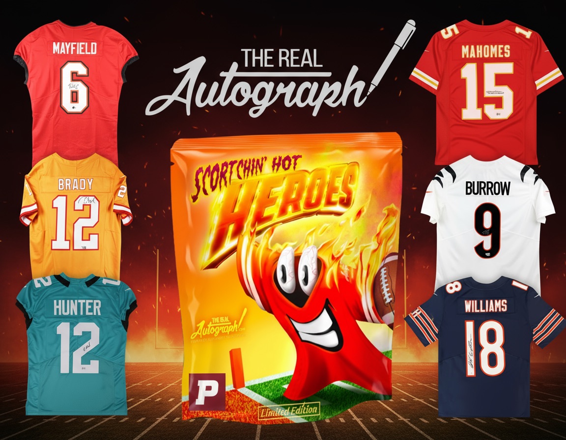 Scortchin' Hot Heroes - NFL Jersey Edition Mystery Box at PristineAuction.com Scortchin' Hot Heroes - NFL Jersey Edition Mystery Box at PristineAuction.com