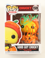 Alex Vincent & Christine Elise Signed "Chucky" #1589 Good Guy Chucky Funko Pop! Vinyl Figure (JSA) at PristineAuction.com
