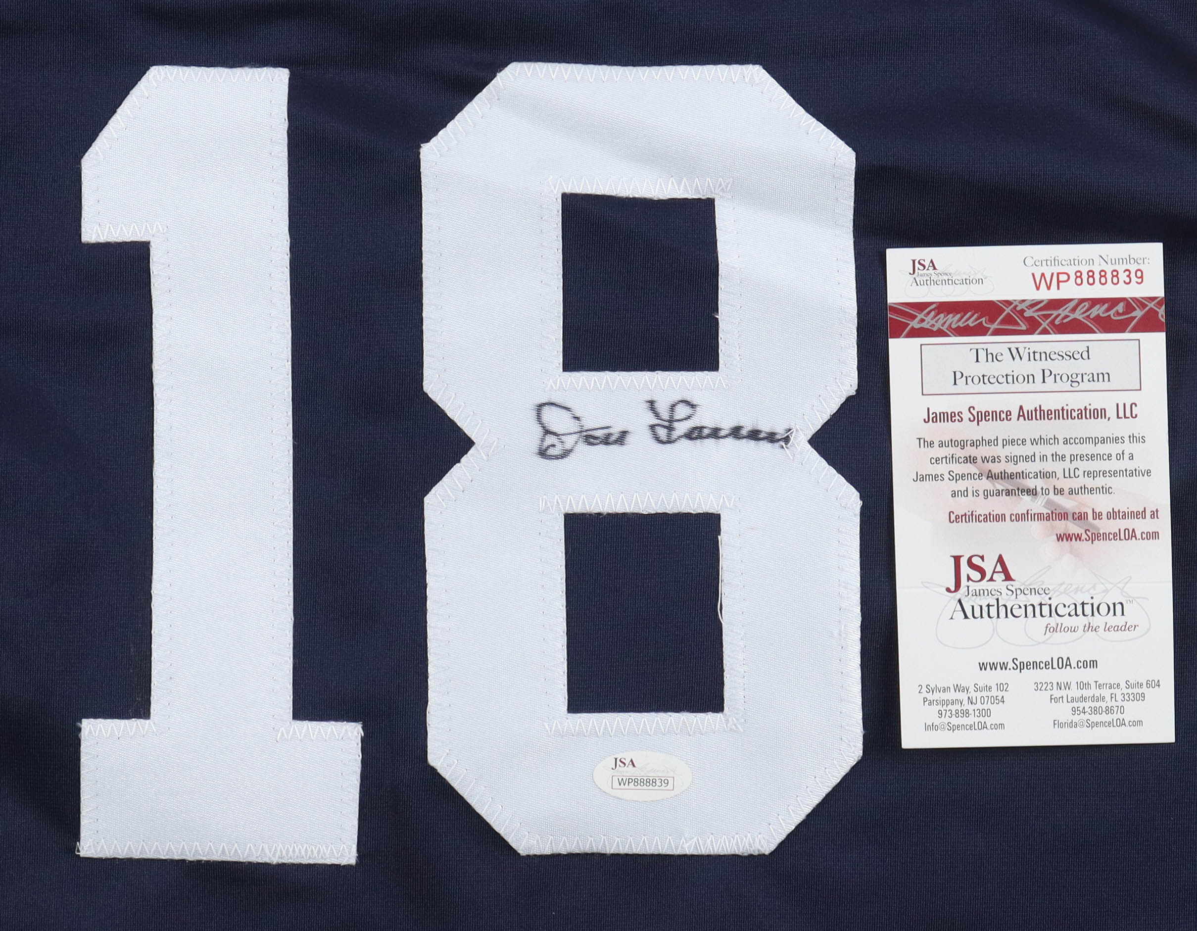 Don Larsen Signed Career Highlight Stat Jersey (JSA) at PristineAuction.com Don Larsen Signed Career Highlight Stat Jersey (JSA) at PristineAuction.com