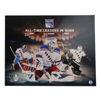 Henrik Lundqvist Signed Rangers 16x20 Photo (Fanatics) at PristineAuction.com
